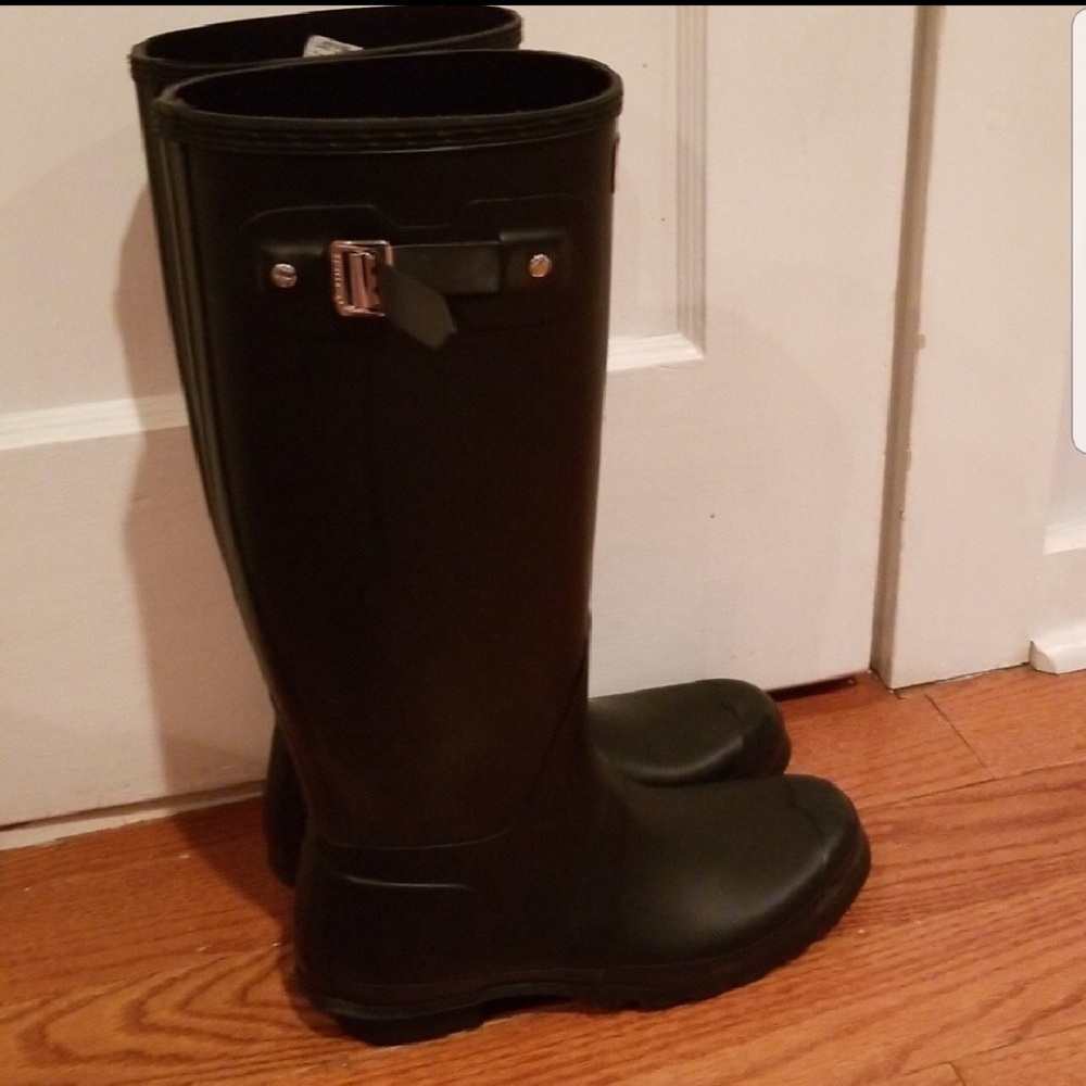 Gently worn Hunter boots